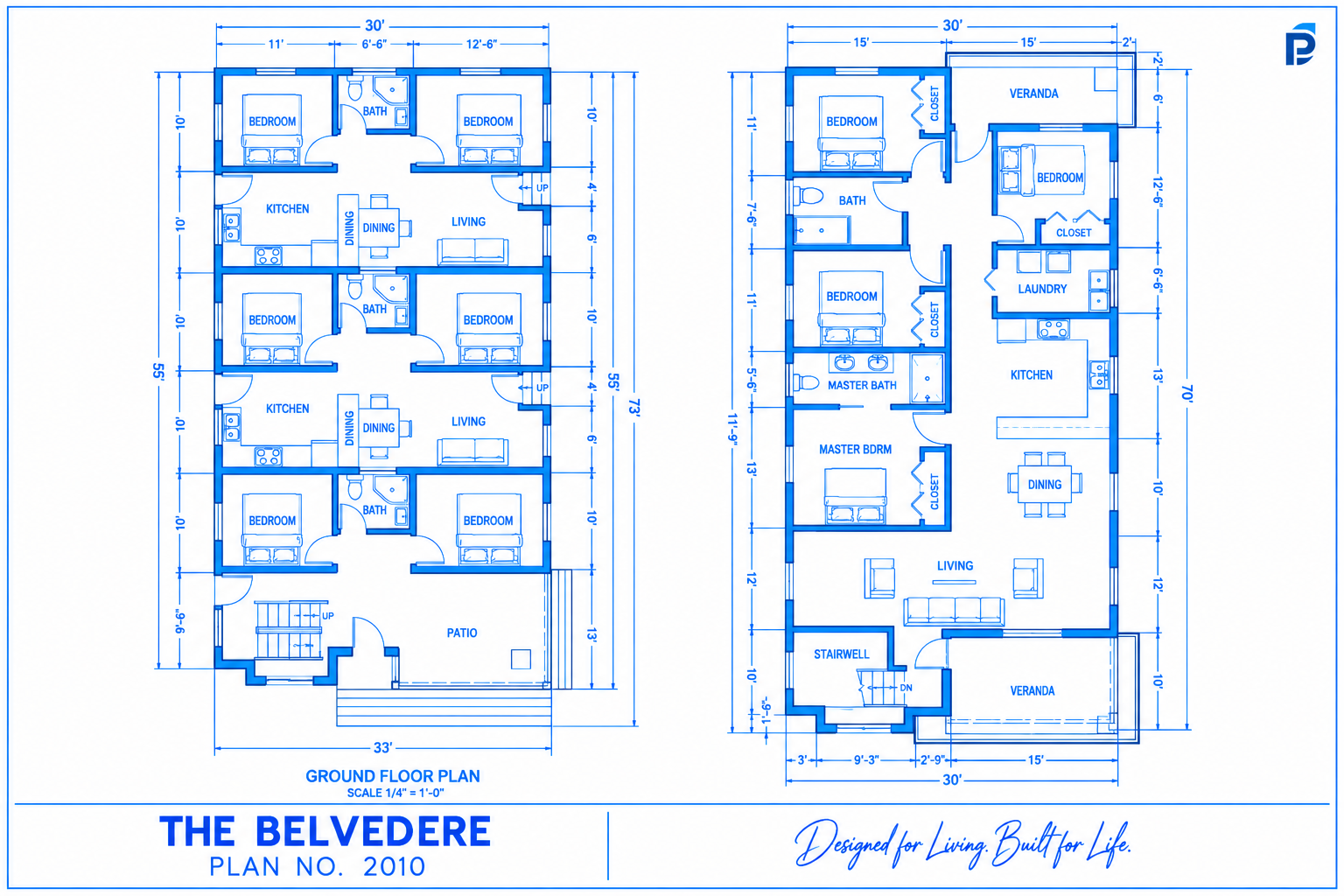 The Belvedere — Ground Floor Plan